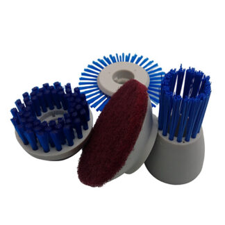 Four Brush and Scrub Attachments for the iVo Handheld Power Brush