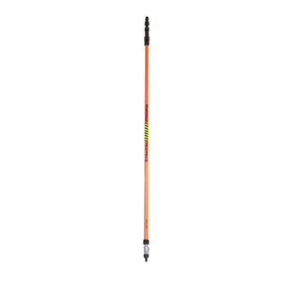 Orange Extension Pole with Yellow and Black Stripes