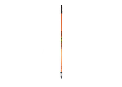 Orange Extension Pole with Yellow and Black Stripes