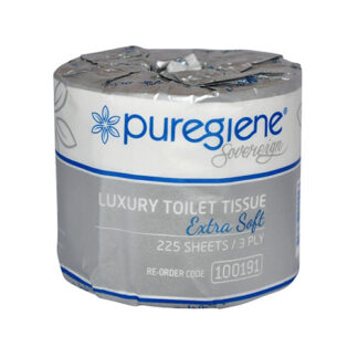 Puregiene® Toilet Tissue Sovereign 3 Ply 225 Sheet Carton 48